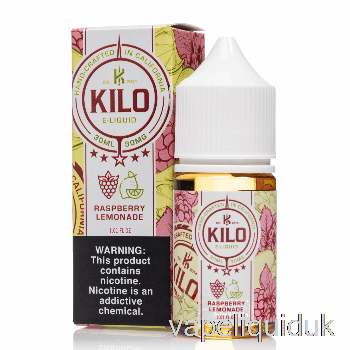 Raspberry Lemonade - Kilo Revival Salts - 30mL 30mg Vape Juice